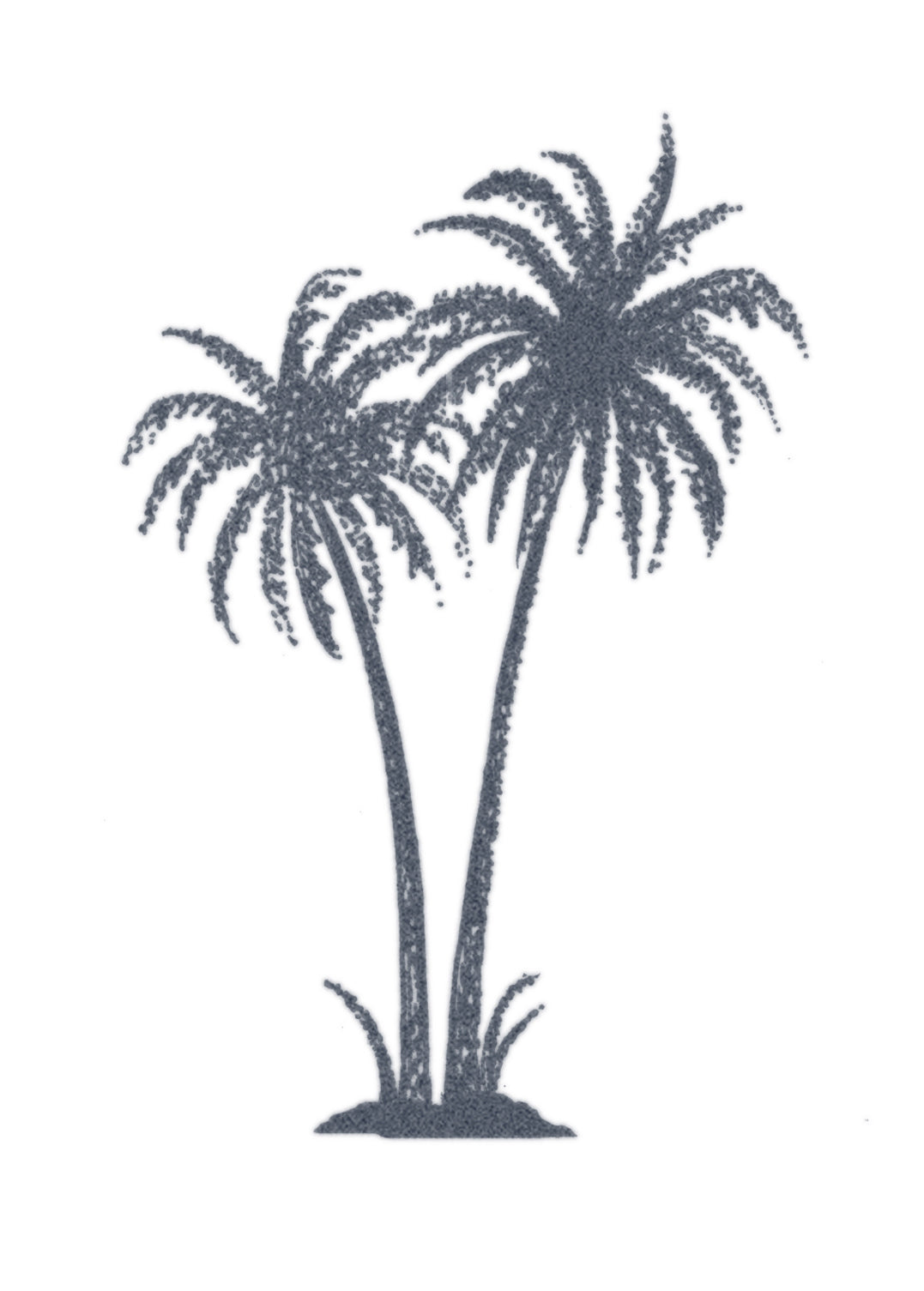 palm tree silhouette tattoo