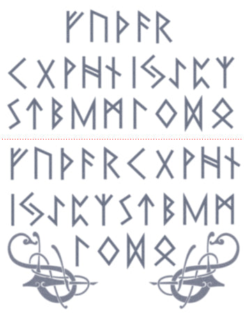 viking runic symbol tattoo