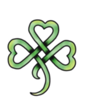 celtic knot shamrock tattoo design