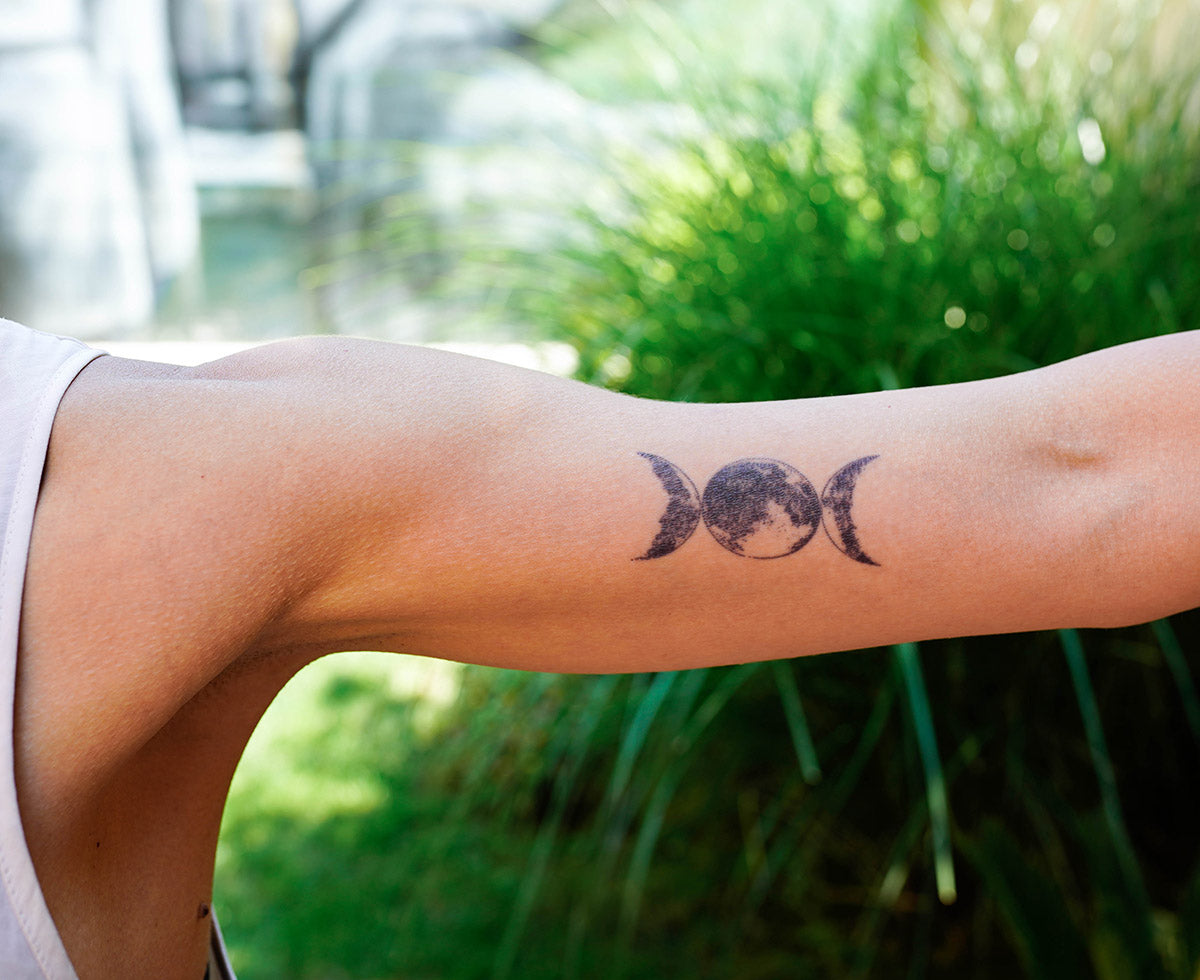 Sun and moon tattoo done by Sanket Gurav at Circle Tattoo Studio :  u/circletattooindia