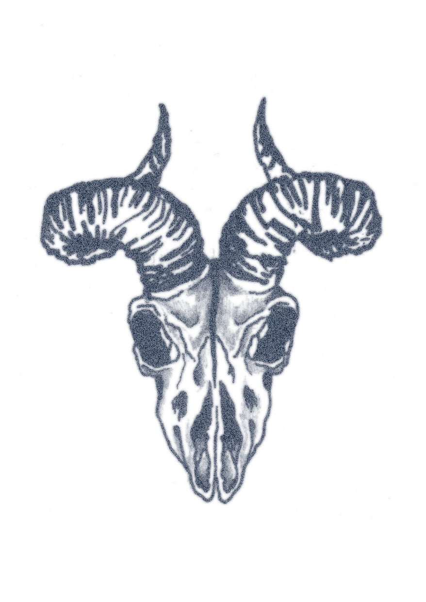 How To Draw a Sketch Tattoo Goat Design [EASY] Step - by - step - YouTube