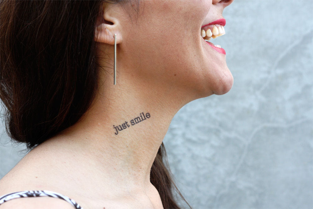 Buy Smile Temporary Tattoo Online In India - Etsy India