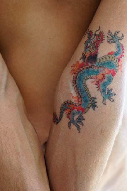 Blue Oriental Dragon