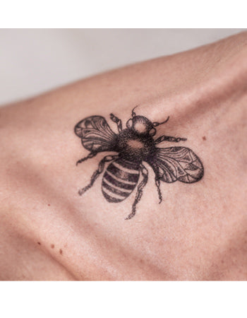 Bee Dotwork Tattoo – Tattooed Now !