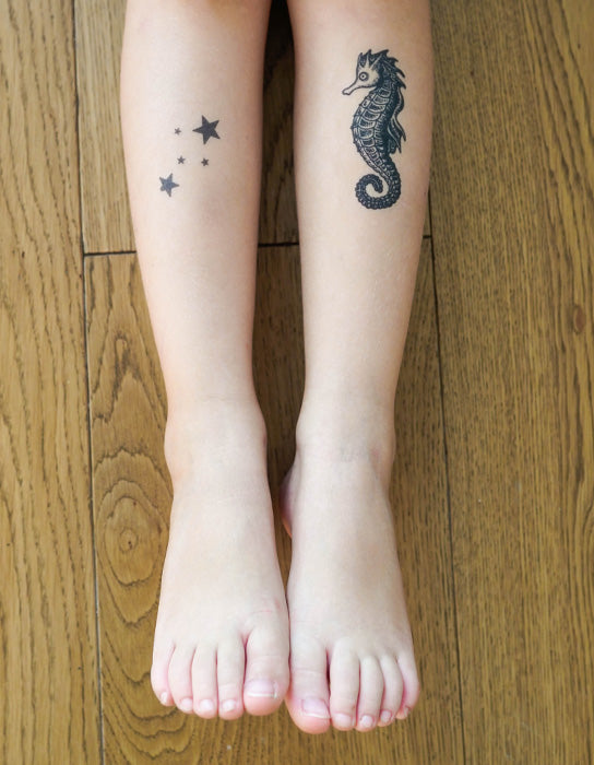 Seahorse tattoo • Spring tattoo