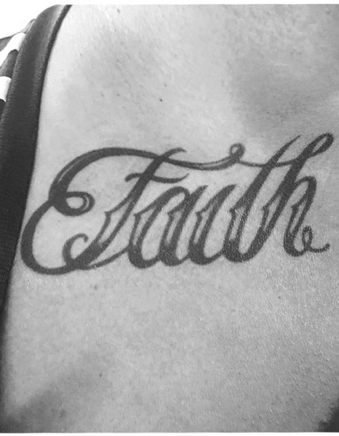 Faith Love Hope Script Tattoo – Tattooed Now