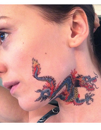Tattoo uploaded by Tiago Henrique Silva Silva • Done by me Little dragon  neck tattoo Tiago Silva • Tattoodo