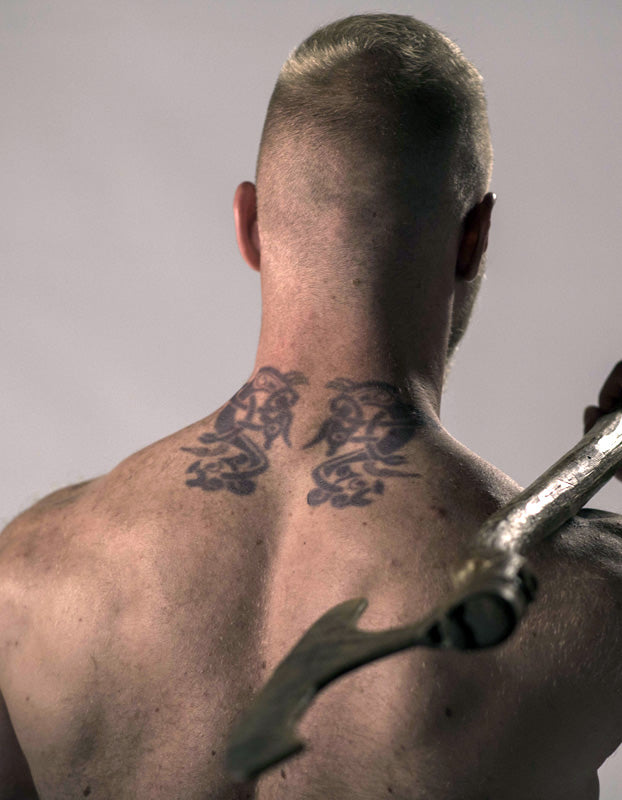  Bjorn Lothbrok Temporary Tattoo / Bjorn Viking Tattoo / Viking  Costume / Scar Bjorn Tattoo : Beauty & Personal Care