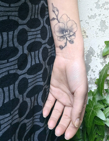 orchid tattoo by graynd on DeviantArt